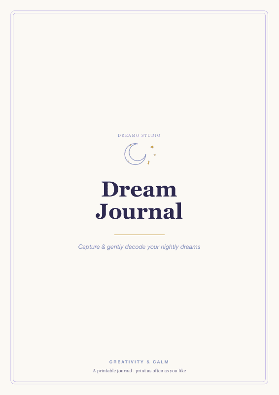 Dreamo Dream Journal cover